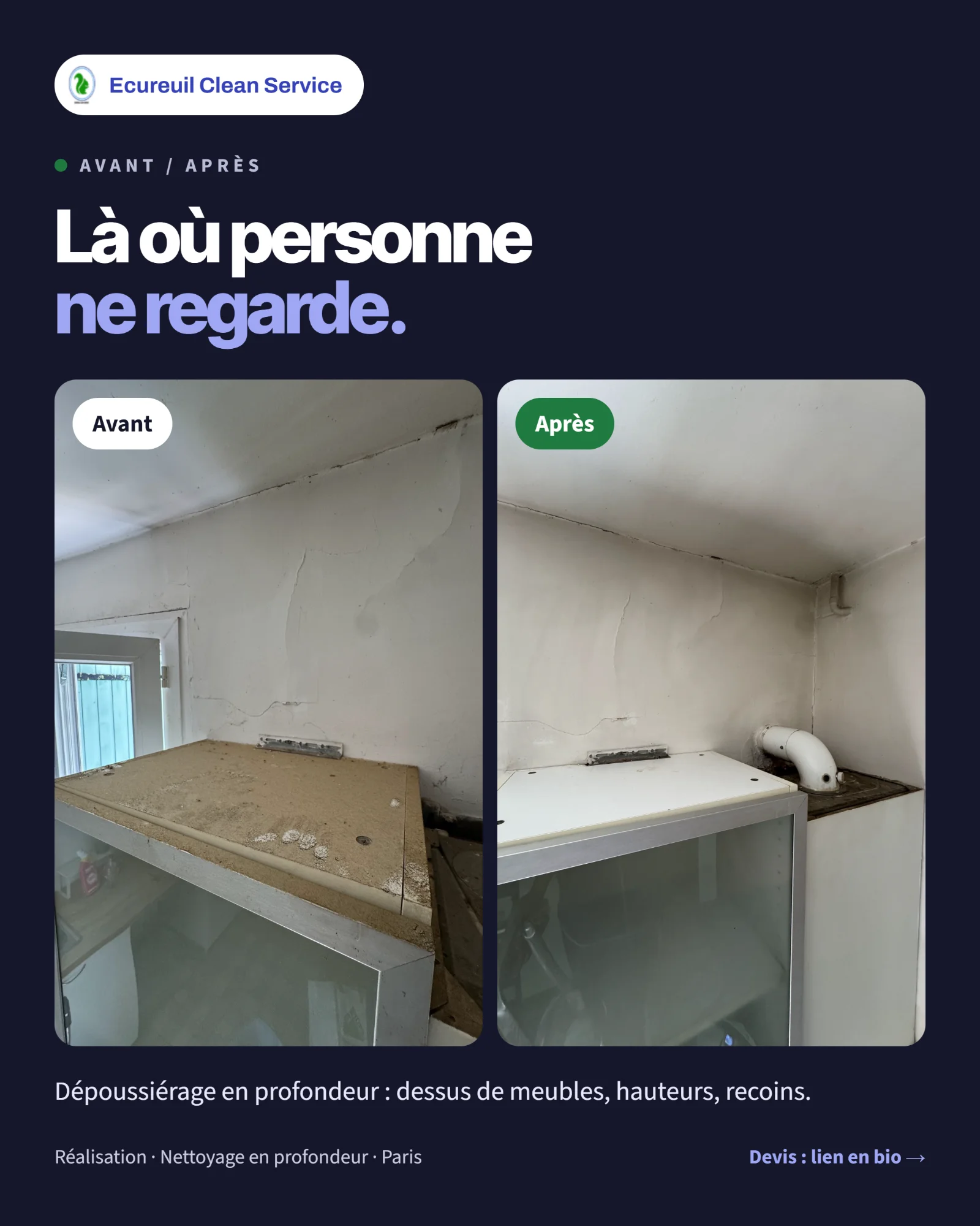 Nettoyage fin de bail Paris